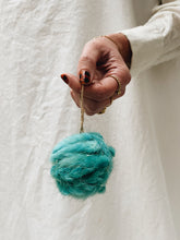 Load image into Gallery viewer, CHRISTMAS BALL FLUFFY TURQUOISE