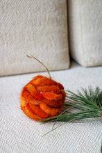 Load image into Gallery viewer, CHRISTMAS BALL FLUFFY ORANGE